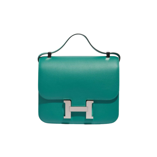 Hermes Constance 24 Vert Verone Evercolor Leather