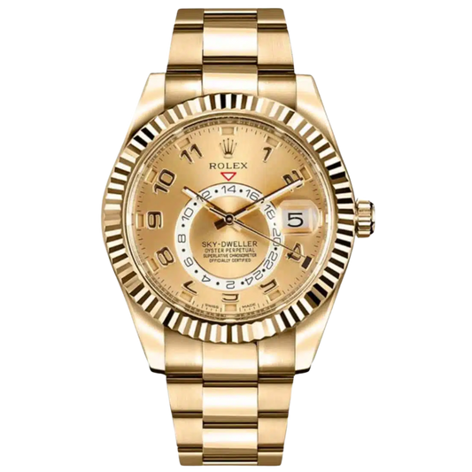 Rolex Skydweller Ref. 326938 Yellow Gold Champagne Dial