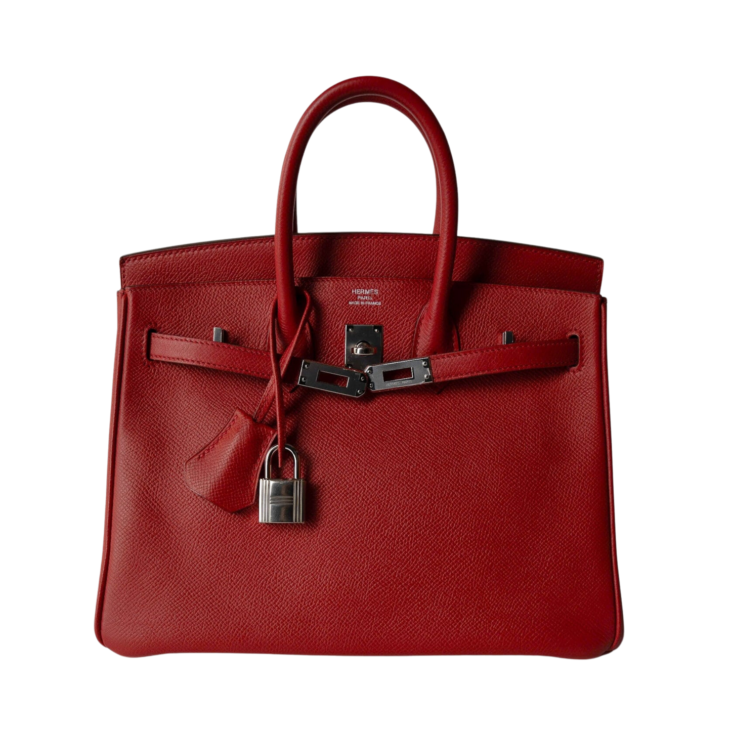 Hermes Birkin 25 Rouge Casaque Epsom Leather