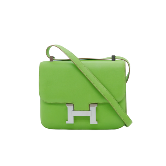 Hermes Constance 24 Vert Cru Evercolor Leather