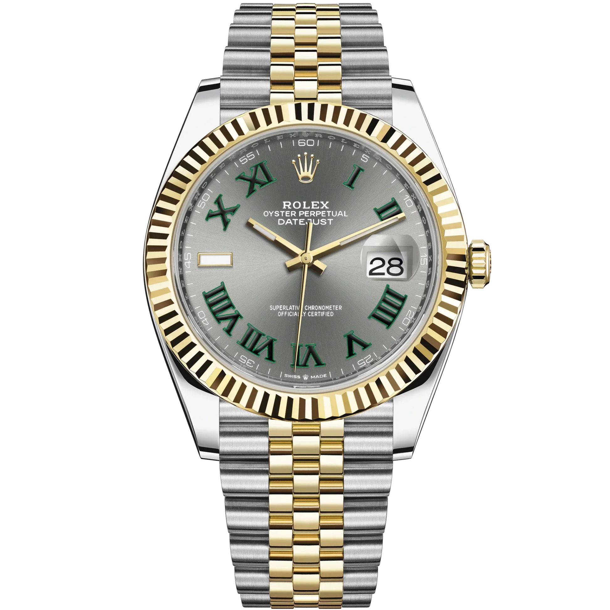 Rolex Datejust Ref. 126333 41MM Two Tone YG/SS Wimbledon