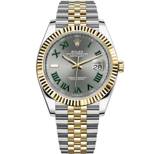 Rolex Datejust Ref. 126333 41MM Two Tone YG/SS Wimbledon Dial on Jubilee