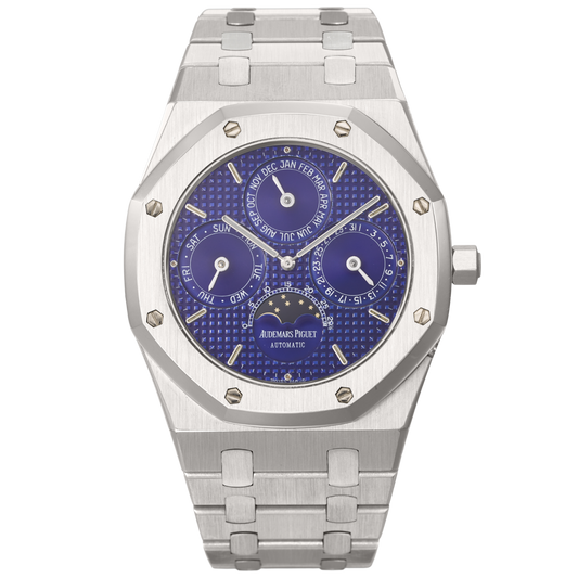 Audemars Piguet "Yves Klein" Royal Oak Ref. 25654ST 39MM Stainless Steel  Perpetual Calendar Blue Dial