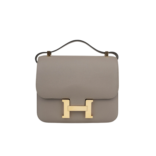 Hermes Constance 24 Gris Asphalte Epsom Leather