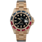 Rolex Ref. 126755SARU Black Dial Factory Set Diamonds Sapphires and Rubies