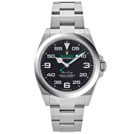 Rolex 116900 40MM Stainless Steel Air King Black Dial