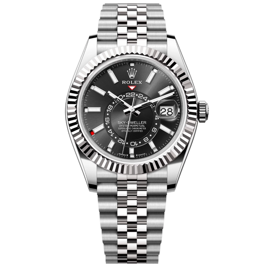 Rolex Skydweller Ref. 336934 Stainless Steel 42mm Black Index on Jubilee