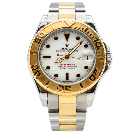 Rolex Yacht Master Ref. 168623 33MM Two Tone White Dial