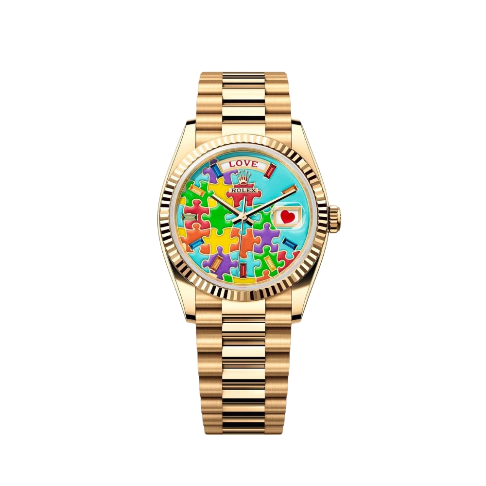 Rolex Day-Date 36 "Emoji Puzzle"