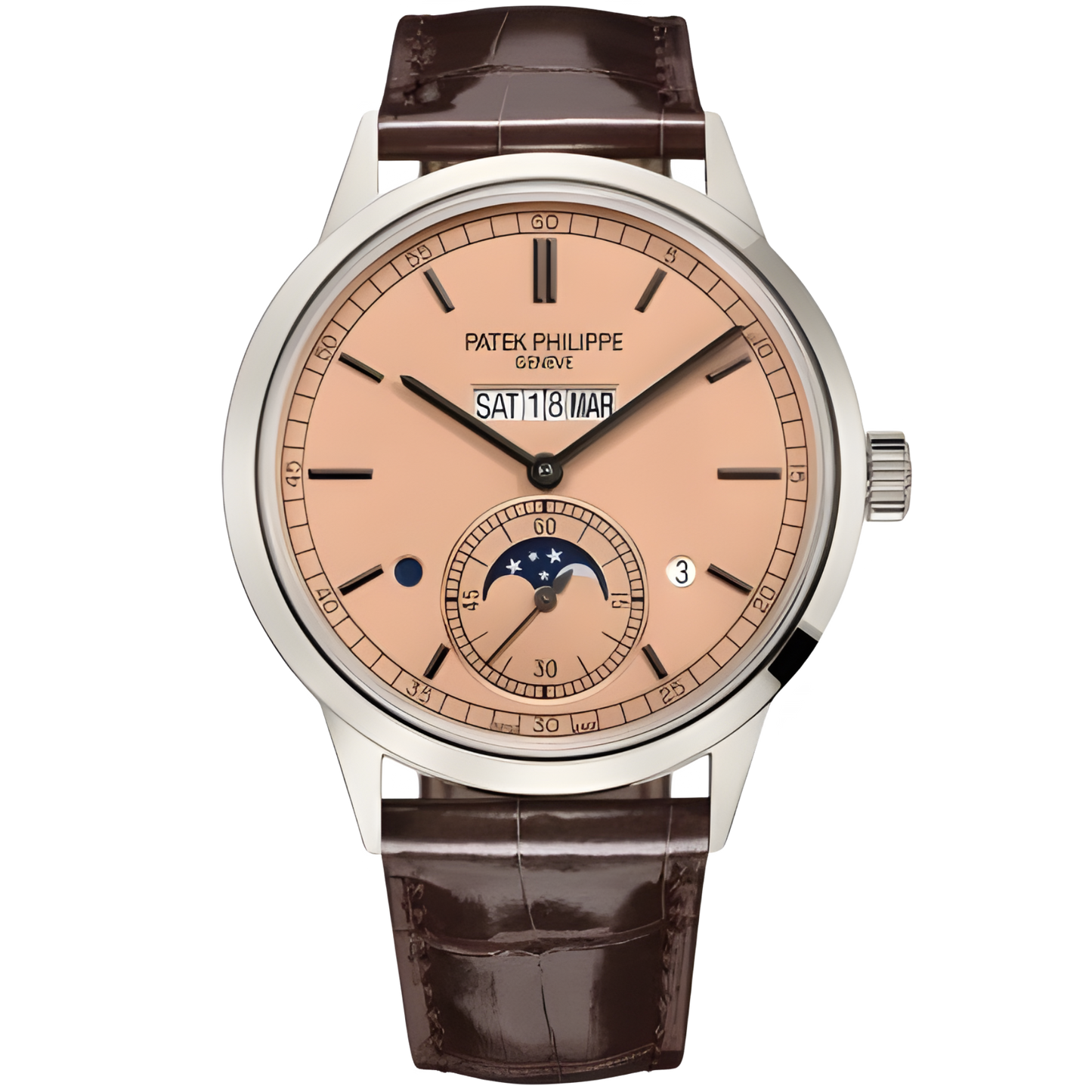 Patek Philippe Ref. 5236P Platinum Salmon Dial Perpetual Calendar