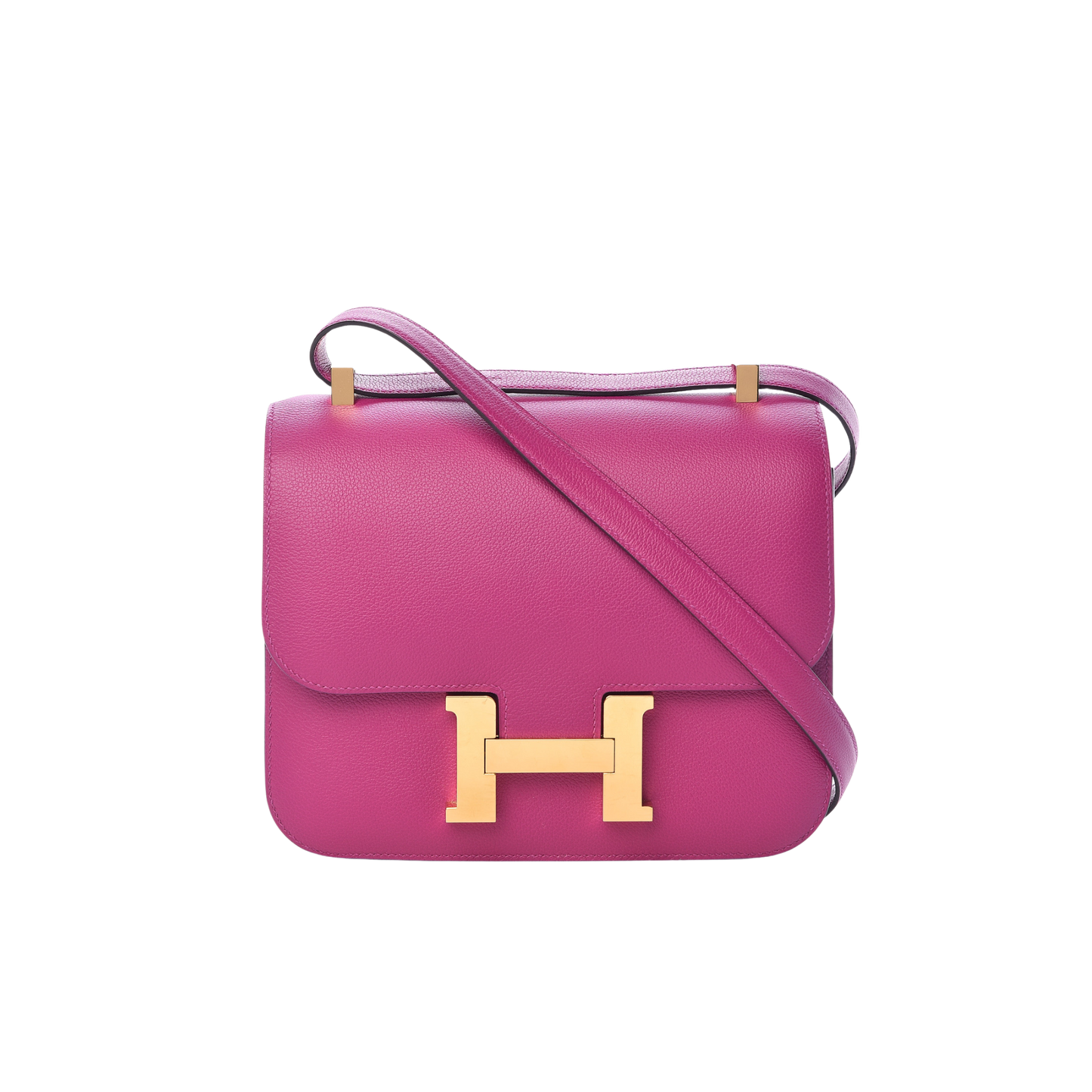 Hermes Constance 24 Rose Pourpre Evercolor Leather