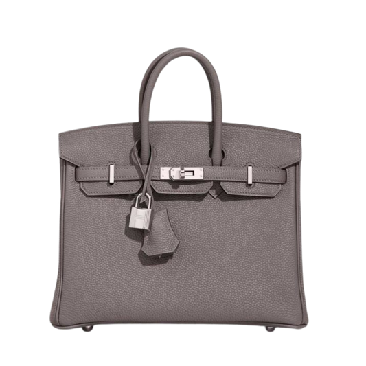 Hermes Birkin 25 Gris Meyer Togo Leather