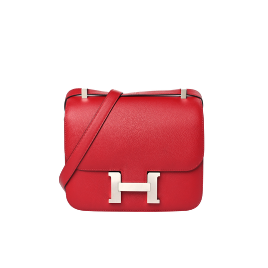 Hermes Constance 24 Rouge Piment Evercolor Leather