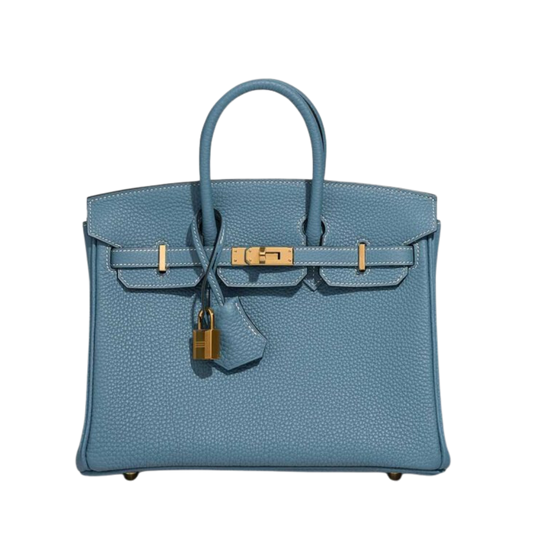Hermes Birkin 25 Bleu Jean Togo Leather