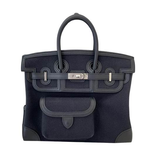 Hermes Birkin Cargo Canvas and Leather Noir