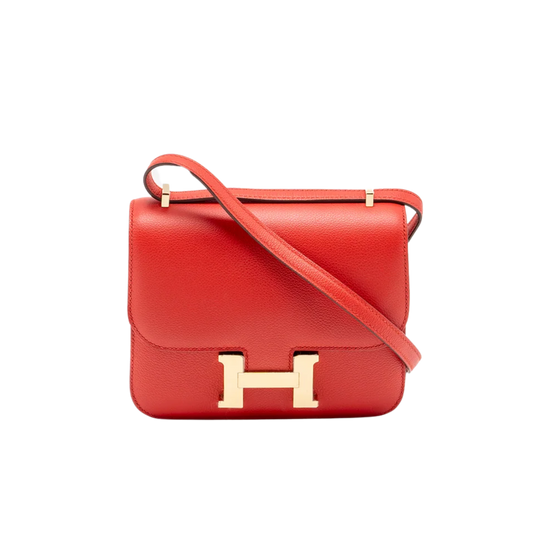 Hermes Constance 24 Rouge De Coeur Evercolor Leather