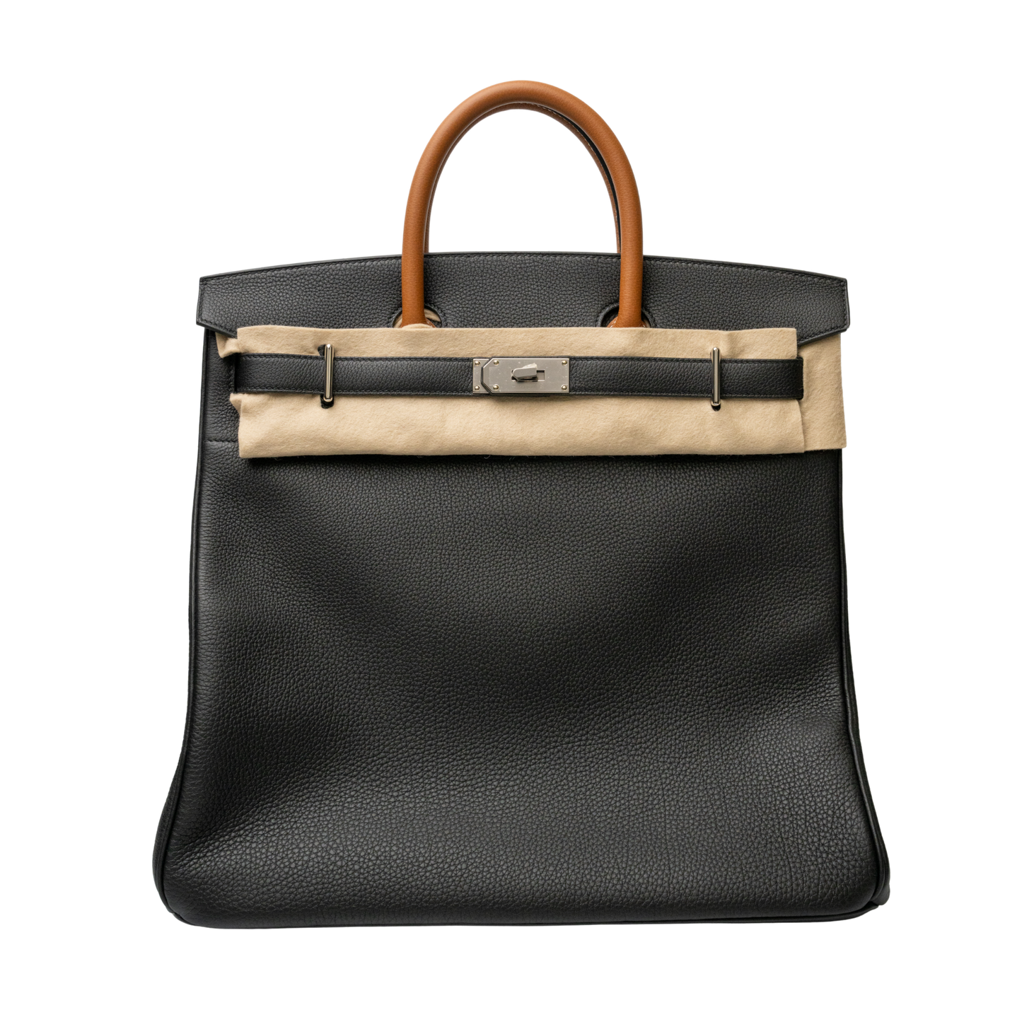 Hermes HAC 40 Black and Gold Togo PHW