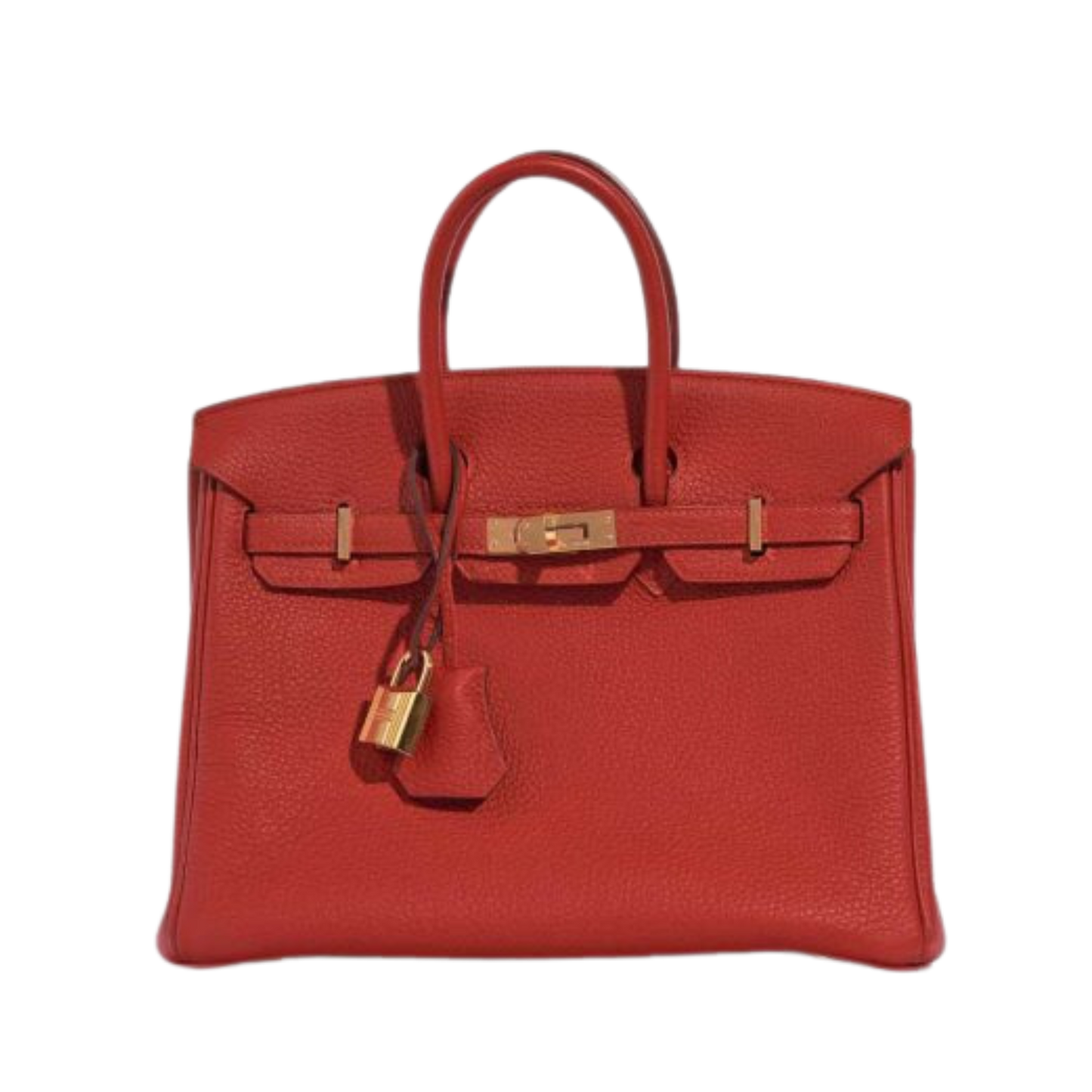 Hermes Birkin 25 Rouge Vermillon Togo Leather