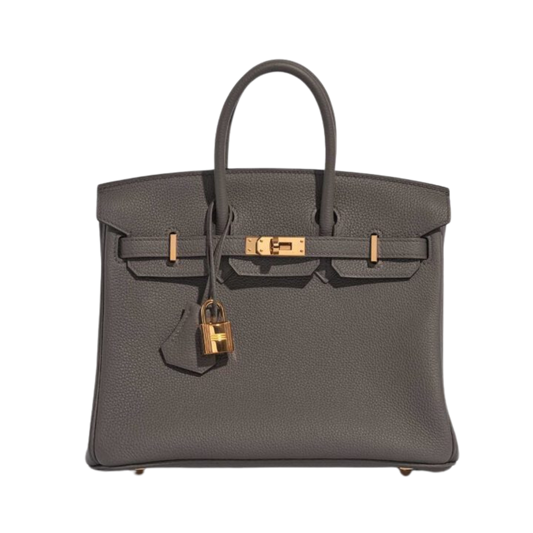Hermes Birkin 25 Gris Etain Togo Leather