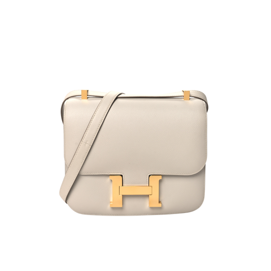 Hermes Constance 24 Gris Perle Evercolor Leather