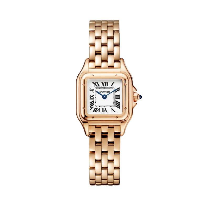 PANTHERE DE CARTIER 30 MM ROSE GOLD WITH SILVER DIAL