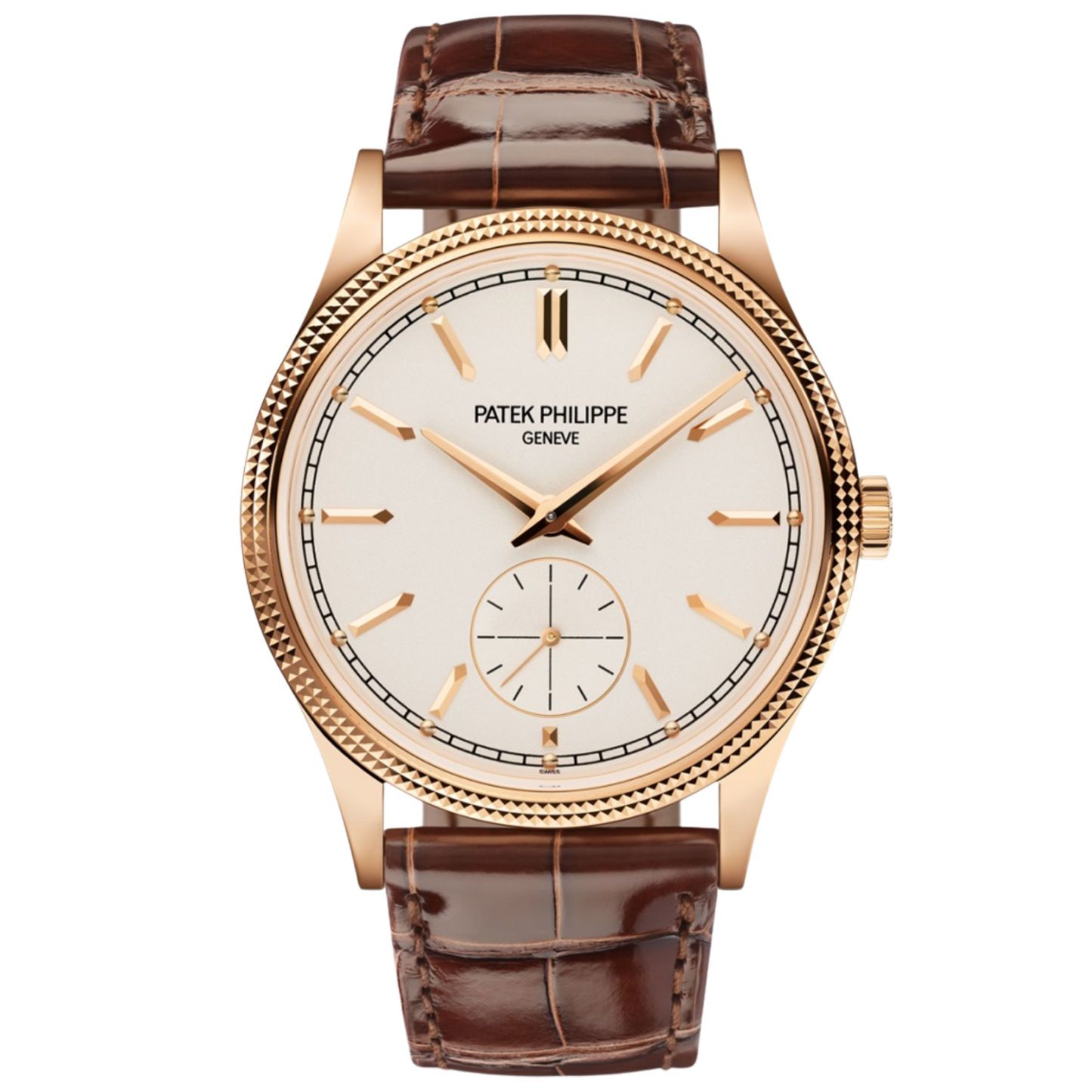 Patek Philippe Calatrava Ref. 6119R-001 Rose Gold with Silvery Grain Dial