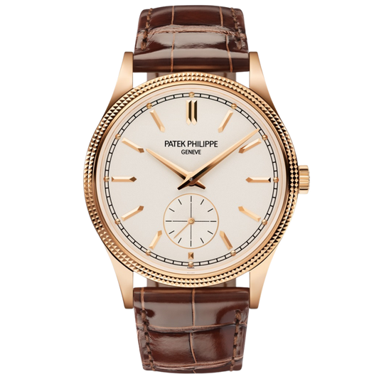 Patek Philippe Calatrava Ref. 6119R-001 Rose Gold with Silvery Grain Dial