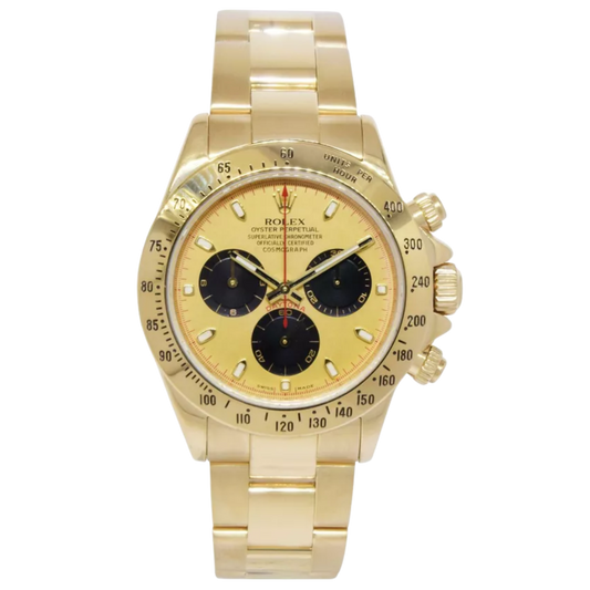 Rolex Daytona Ref. 116528 Yellow Gold Black Dial "Paul Newman" Black Subdials