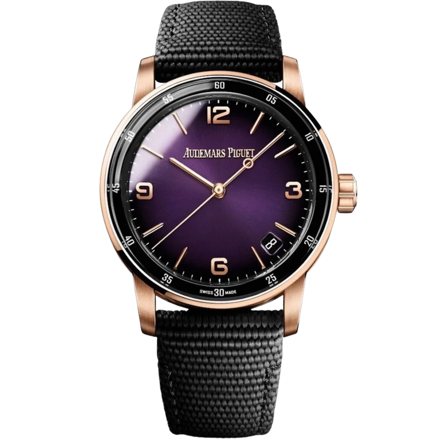Audemars Piguet Code 11.59 Ref. 15210OR.OO.A616CR.01 41MM Rose Gold Purple Dial