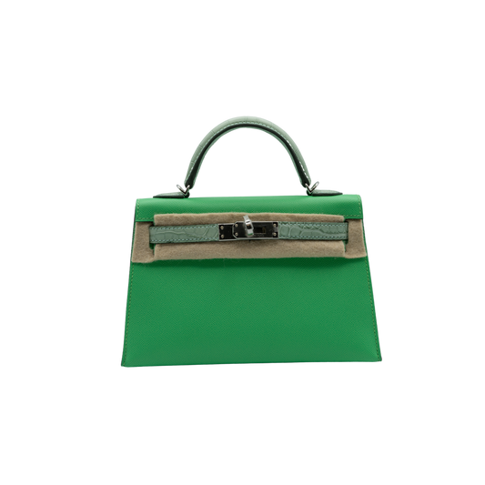Hermes Birkin K20 Mini Kelly Touch 3 Vert Comics