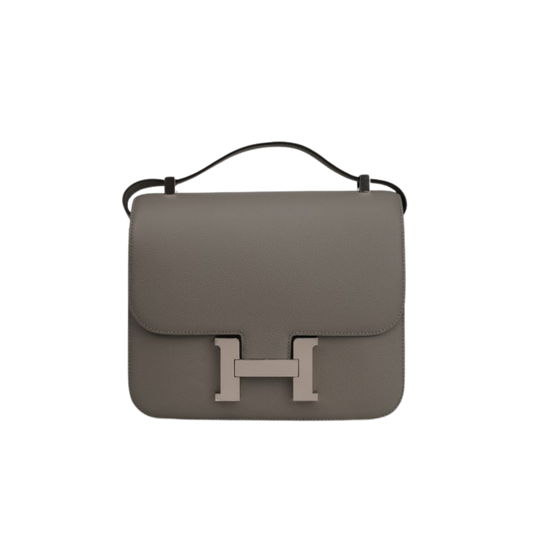 Hermes Constance 24 Gris Mouette Epsom Leather