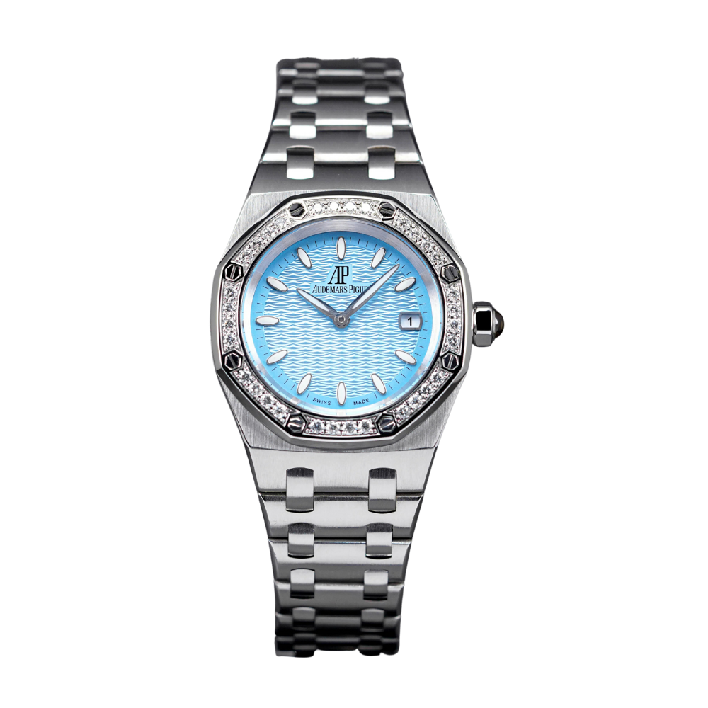 Audemars Piguet Royal Oak Ref. 67601ST.ZZ.D057CR.01 33MM Stainless Steel Baby Blue Dial