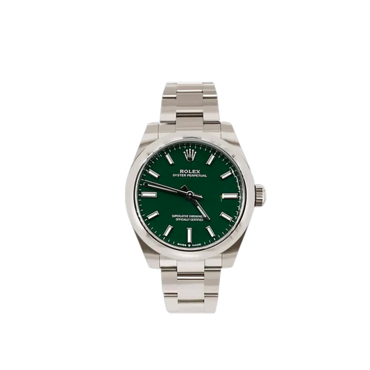 277200 Oyster Perpetual Green Dial 2021 Brand New Complete with Box and Papers