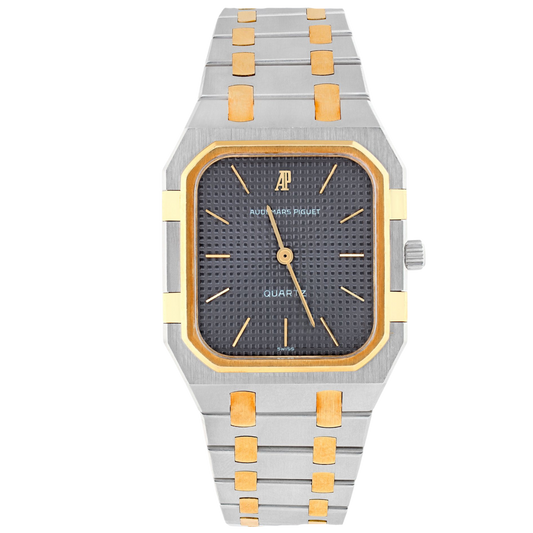 Audemars Piguet Royal Oak Square Jumbo Ref. 6005SA 32MM Two Tone Herren Quartz Grey Dial