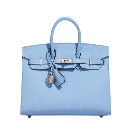 Hermes Birkin 25 Bleu Celeste Epsom Leather