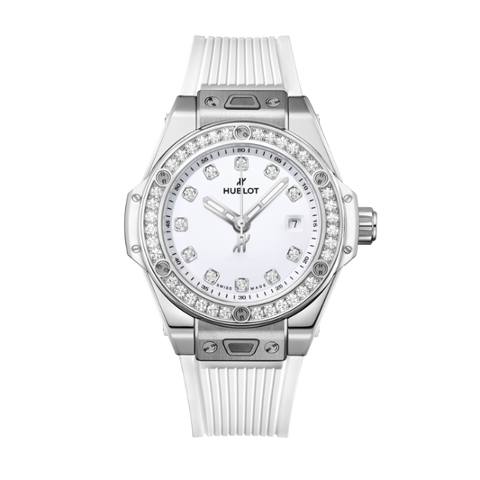 Big Bang 33mm ONE CLICK STEEL WHITE DIAMONDS MARKERS