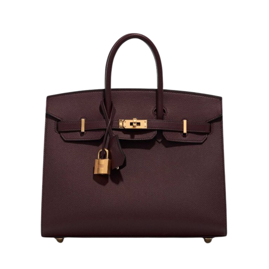 Hermes Birkin 25 Rouge Sellier Epsom Leather