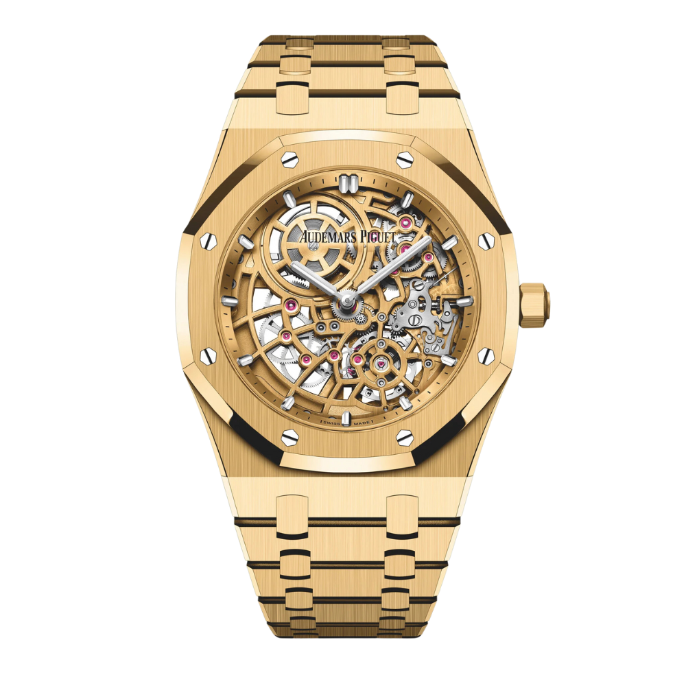 Audemars Piguet Royal Oak Ref. 16204BA.OO.1240BA.01 39MM Yellow Gold "Jumbo" Extra Thin Openworked