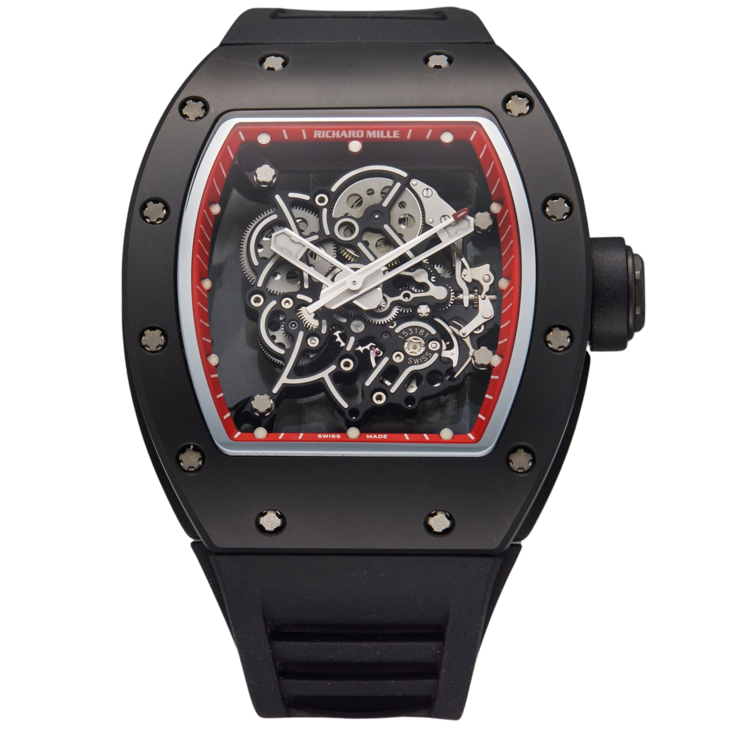 Richard Mille RM055 Black Bubba Watson Red Rehaut Americas Edition (Ltd 30 Pieces)