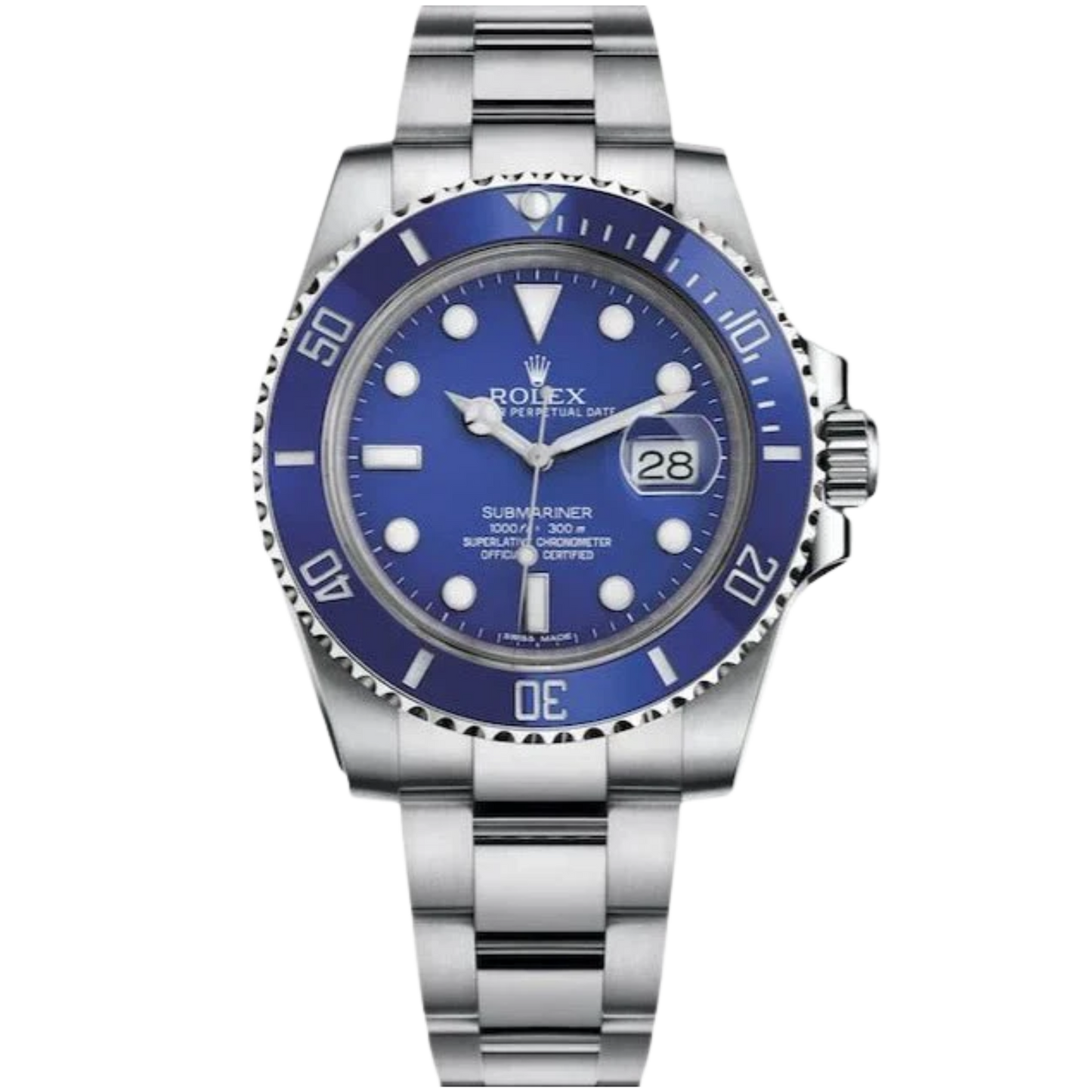 Rolex Submariner “Smurf” Ref. 116619LB 40MM White Gold With Blue Ceramic Bezel & Dial