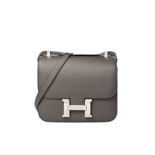 Hermes Constance 24 Etain Epsom Leather