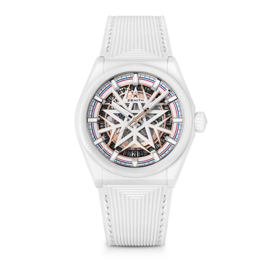Zenith Defy Classic Skeleton 49.9002.670-1/02.R796  41mm White Ceramic Skeleton Dial