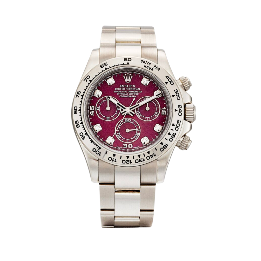 Rolex Daytona Ref. 116509G Rubellite Diamond Dial