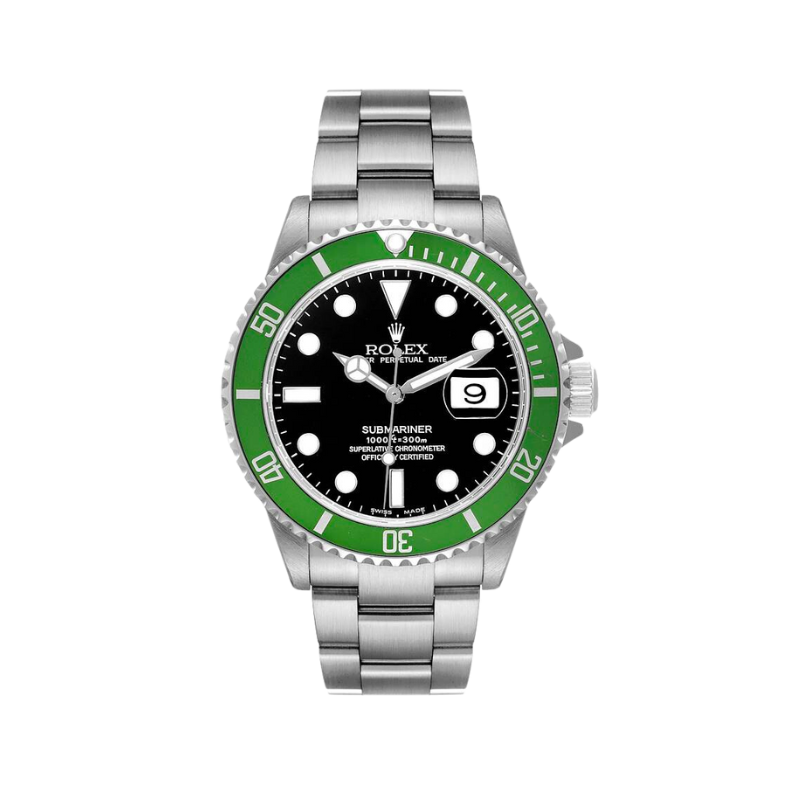 Rolex Submariner "Kermit" Black Dial Green Bezel - Watch Only Ref. 16610LV