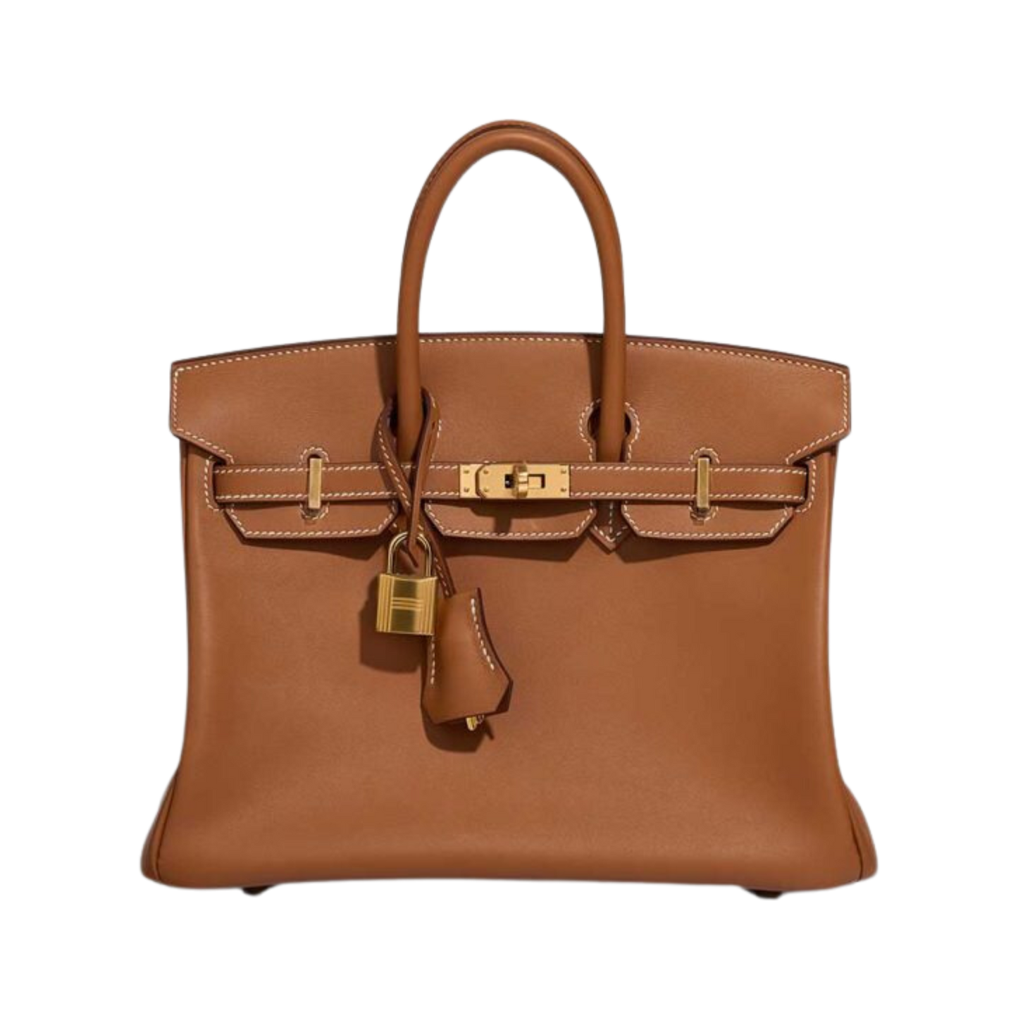 Hermes Birkin 25 Gold Swift Leather