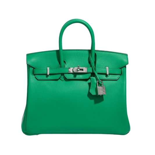 Hermes Birkin 25 Vert Menthe Swift Leather