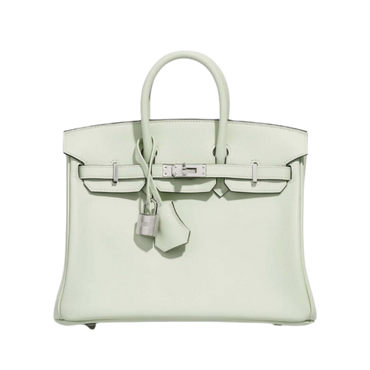 Hermes Birkin 25 Vert Fizz Swift Leather