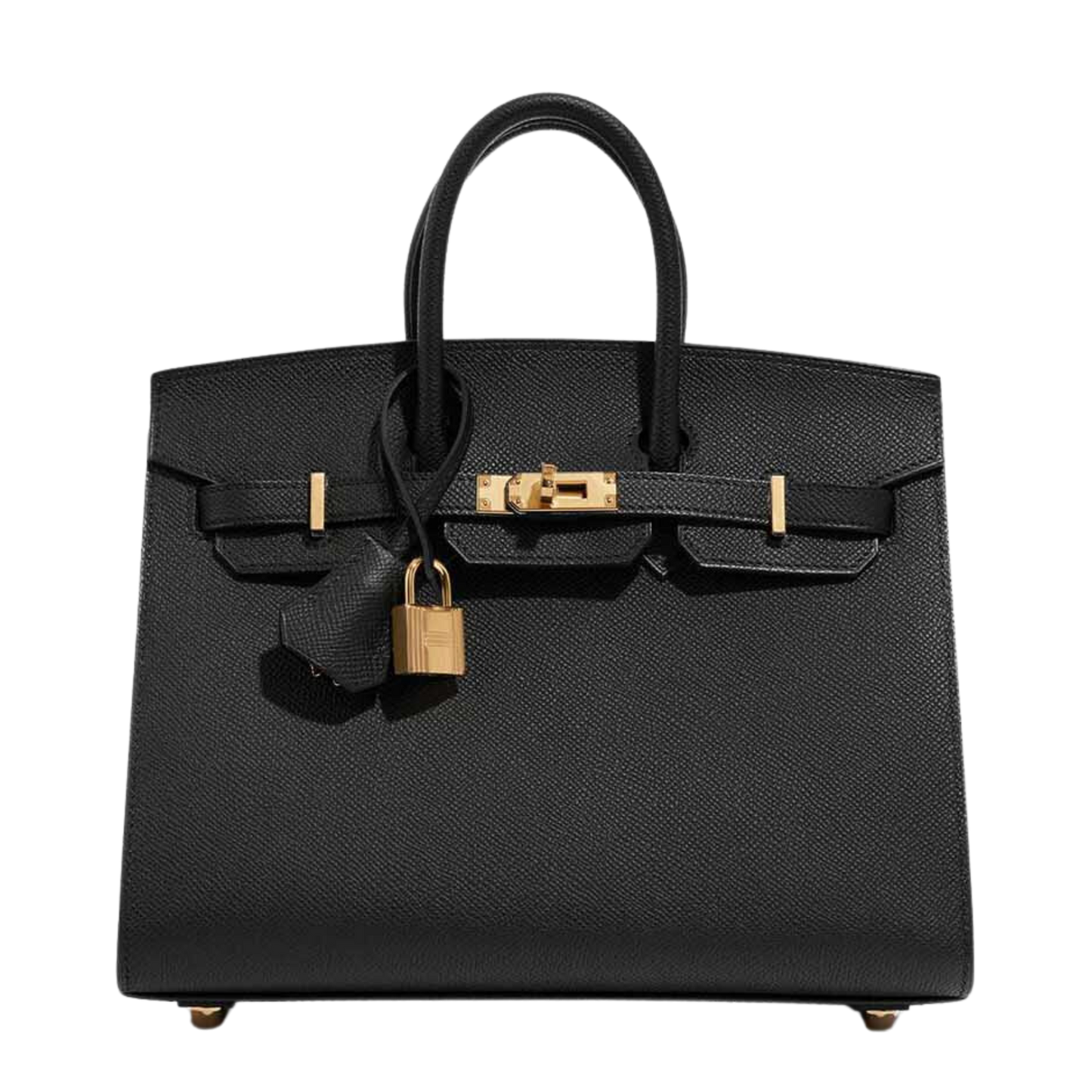 Hermes Birkin 25 Noir Epsom Leather