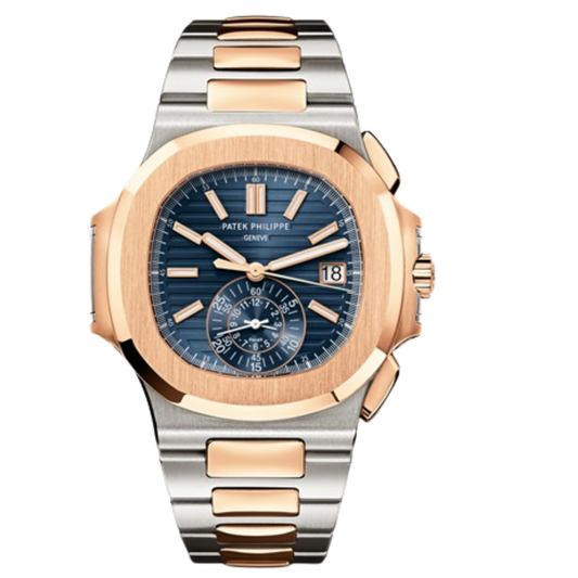 Patek Philippe Nautilus Ref. 5980/1AR Two Tone Blue Dial