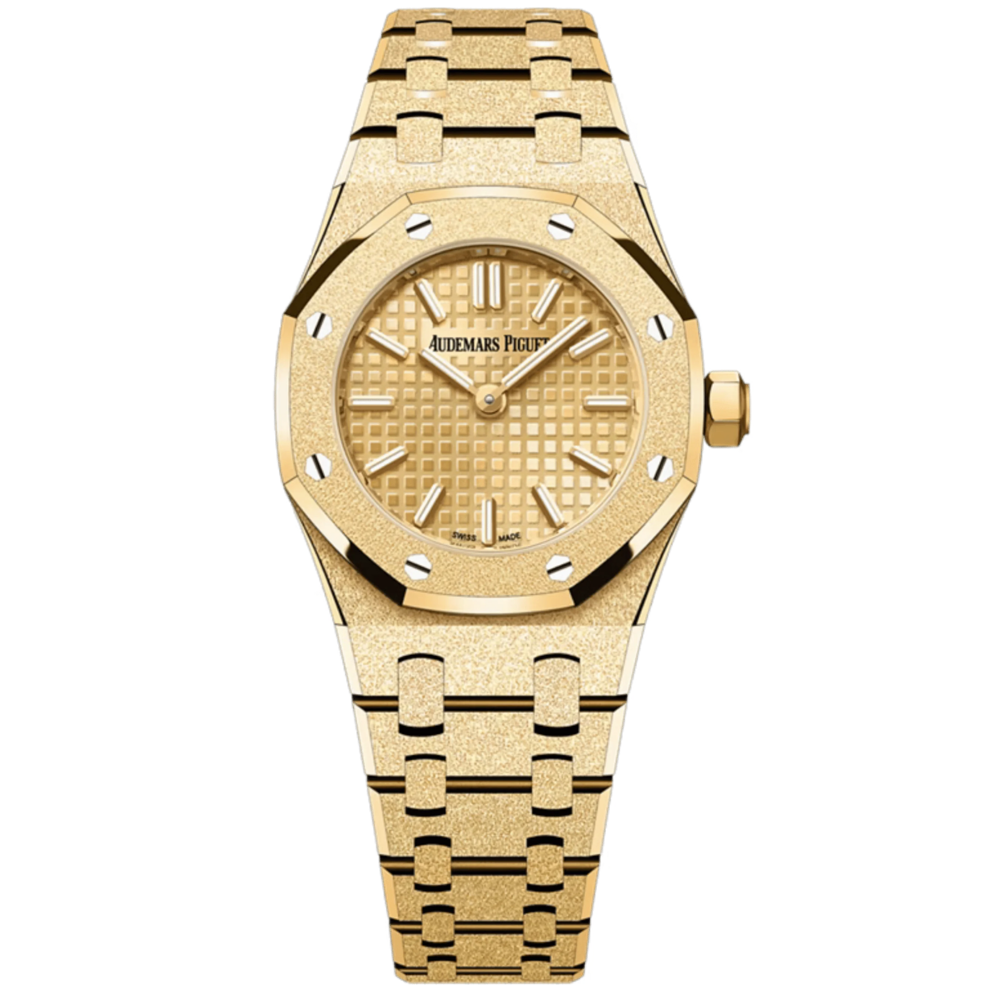 Audemars Piguet Royal Oak "mini" Ref. 67630BA.GG.1312BA.01-B 23MM Yellow Gold Frosted